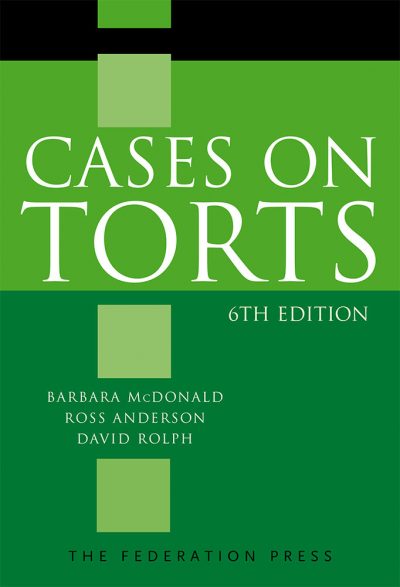 Cases On Torts The Federation Press Cases On Torts The Federation Press