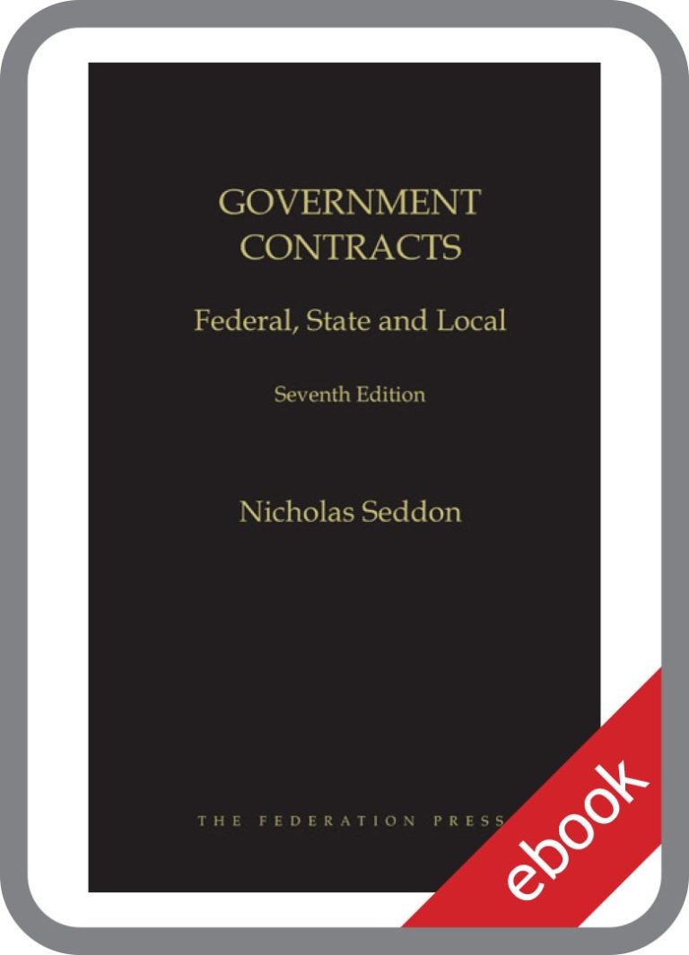 Government Contracts - The Federation Press