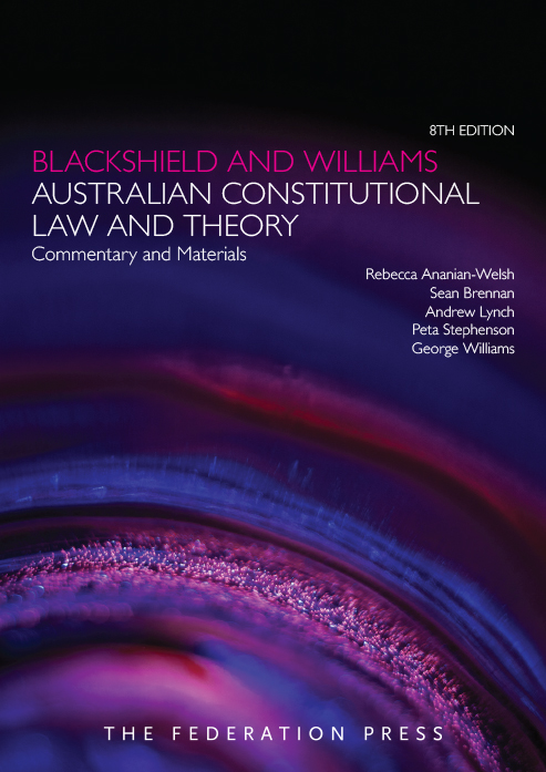Blackshield　Law　Williams　Theory　and　Federation　Press　and　Constitutional　Australian　The