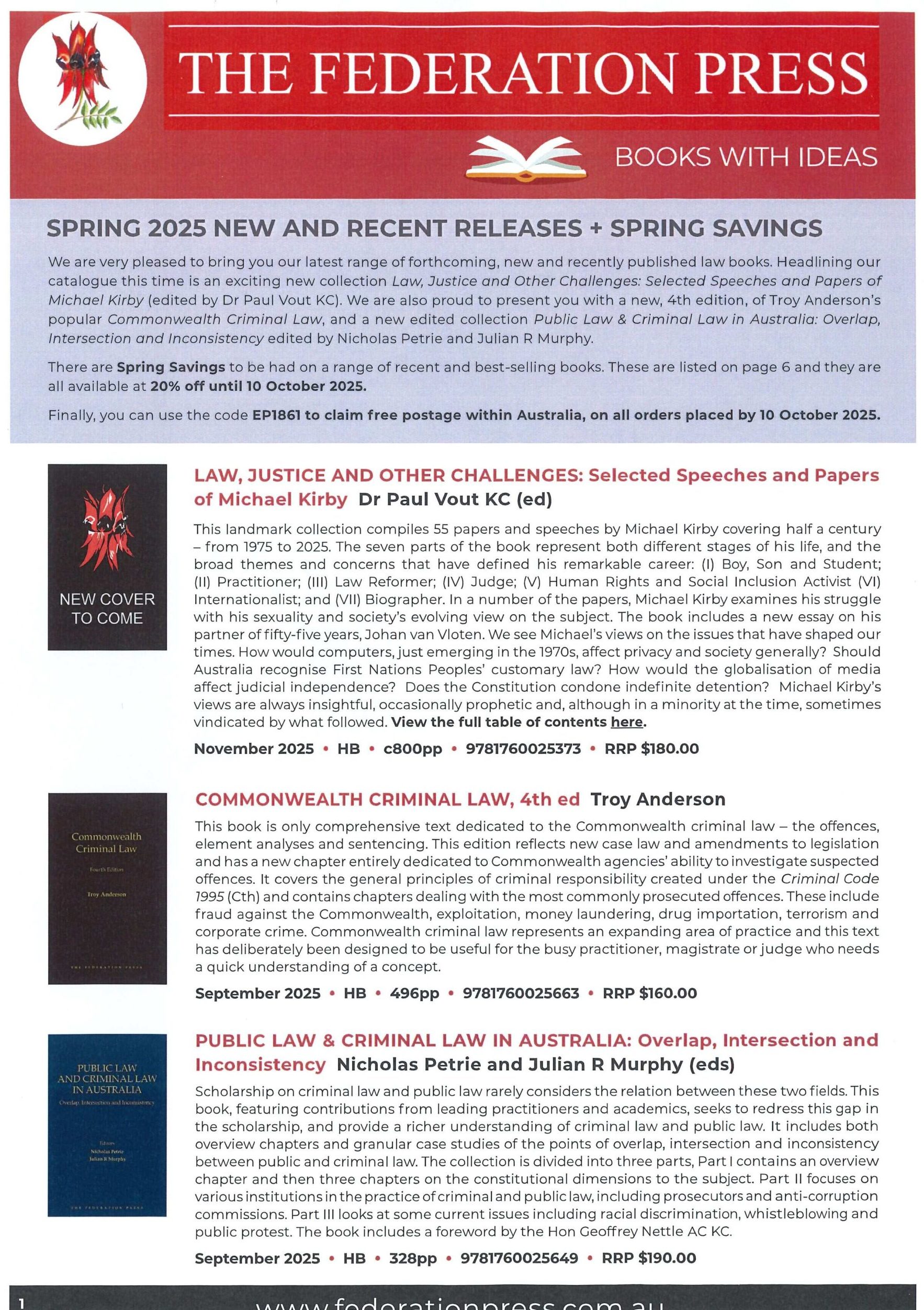 Catalogue – The Federation Press